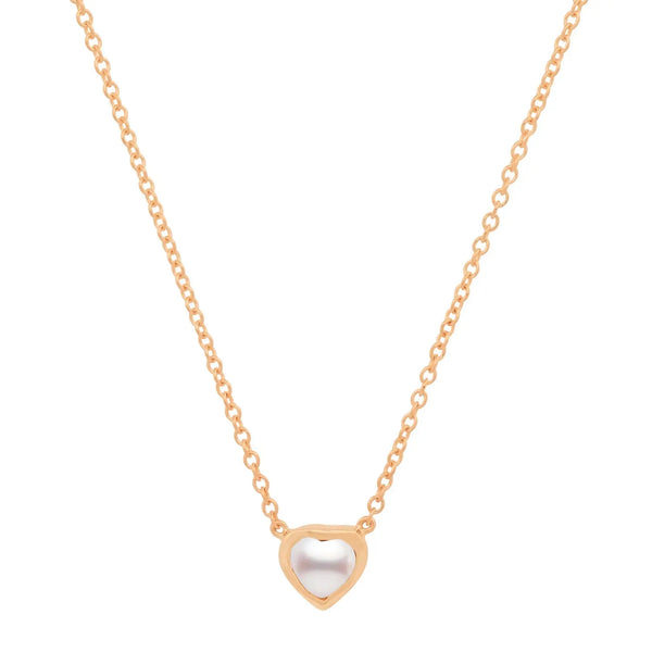 Precious Heart-Shaped June Birthstone Necklace - Dana Seng Jewelry Collection