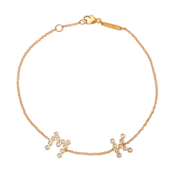 (2 Initials) DSJ's Signature Meaningful Multi Birthstone & Initial Bracelet - Dana Seng Jewelry Collection