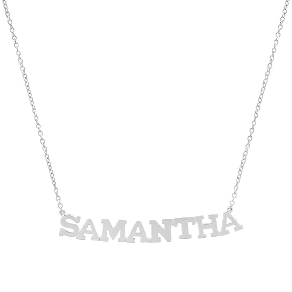 Precious Solid 14k Gold Name Necklace