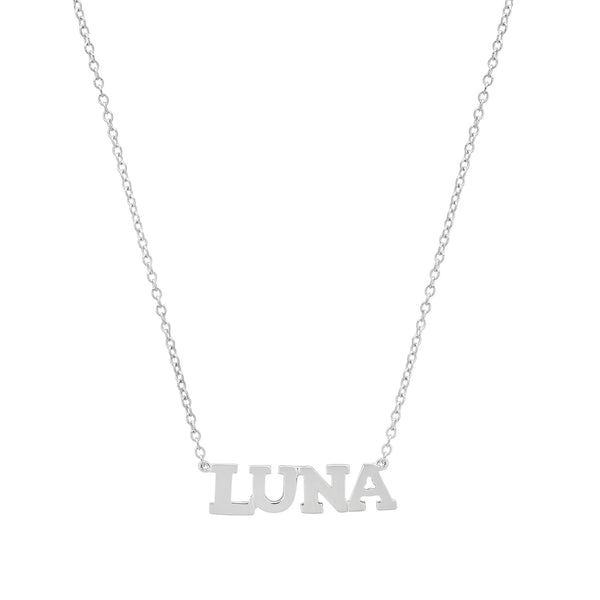 Precious Solid 14k Gold Name Necklace