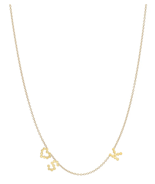 (Double Name) DSJ's Signature Meaningful Multi Gold/Diamond Initial Necklace