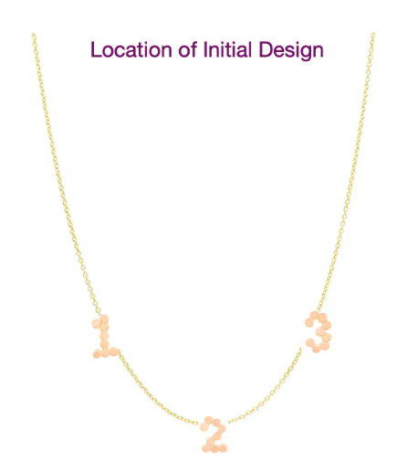 DSJ's Signature Meaningful Multi Birthstone & Initial Necklace