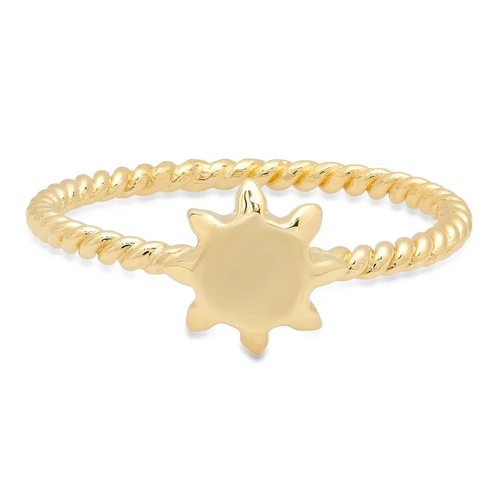 Sunshine Twisted Gold Ring