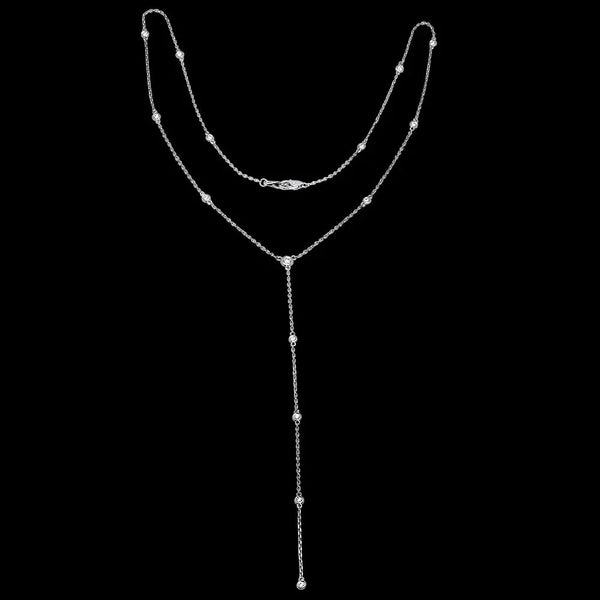 Lariat Diamond Necklace - Dana Seng Jewelry Collection