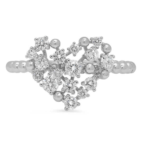 Precious Heart Diamond Ring - Dana Seng Jewelry Collection