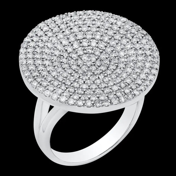 Moon Shaped Diamond Ring - Dana Seng Jewelry Collection