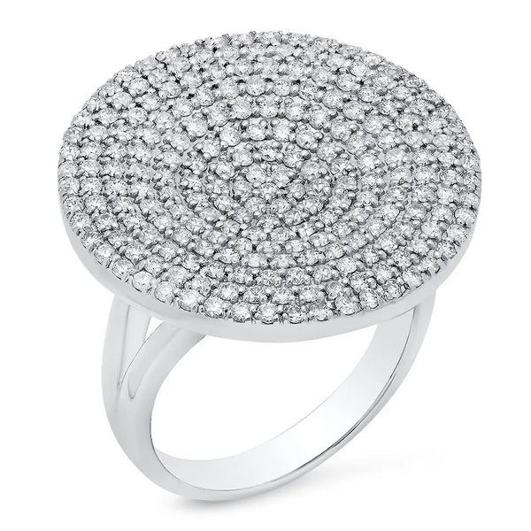 Moon Shaped Diamond Ring - Dana Seng Jewelry Collection