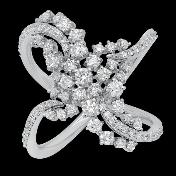 Coral Reef Diamond Ring - Dana Seng Jewelry Collection