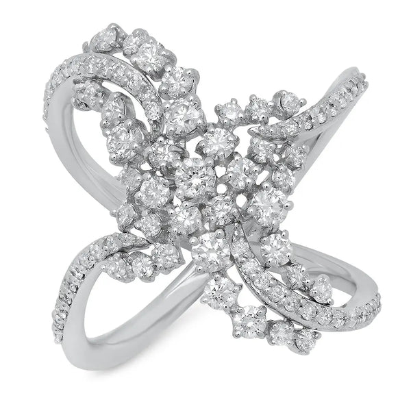 Coral Reef Diamond Ring - Dana Seng Jewelry Collection
