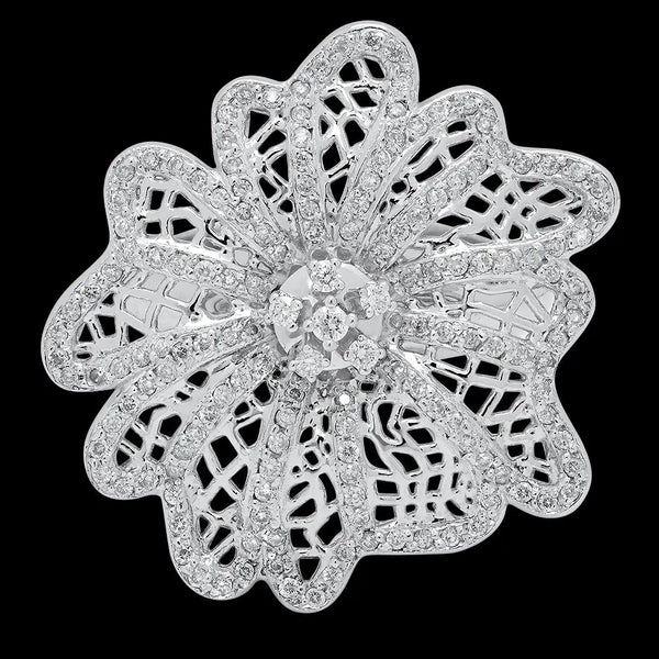 Flower Blossom Diamond Ring - Dana Seng Jewelry Collection