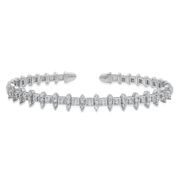 Fireworks Diamond Cuff - Dana Seng Jewelry Collection