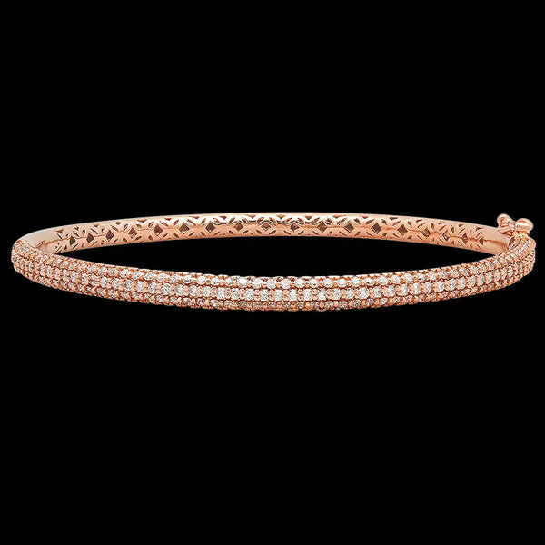 Rosy Love Diamond Bangle - Dana Seng Jewelry Collection