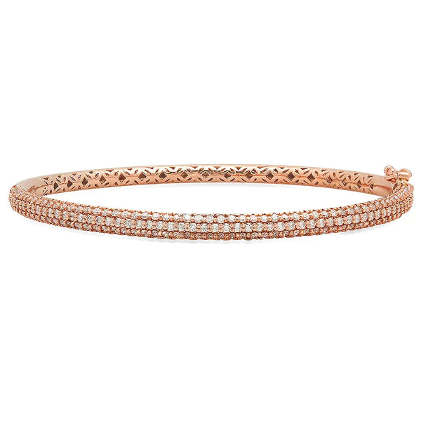 Rosy Love Diamond Bangle - Dana Seng Jewelry Collection