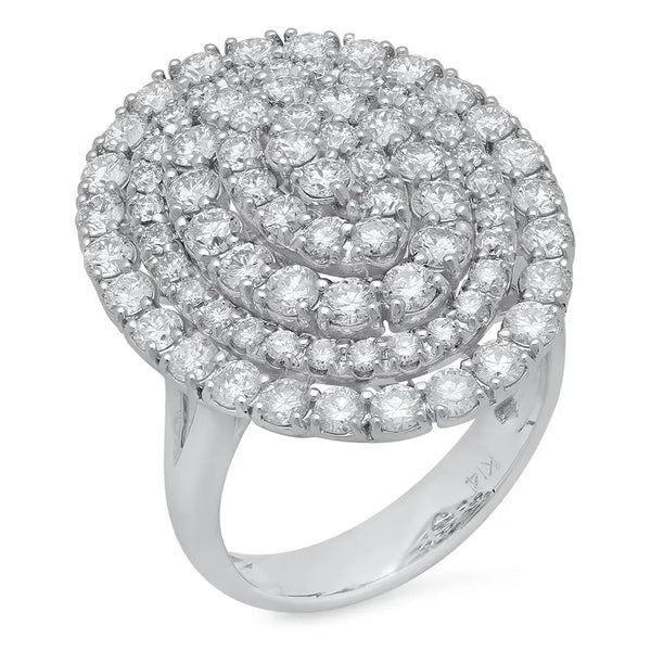 Distinctive Oval Diamond Ring - Dana Seng Jewelry Collection