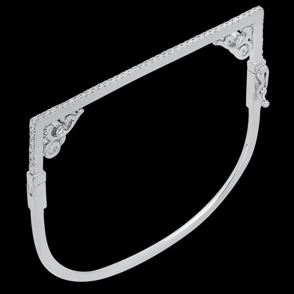 Baroque Diamond Bangle - Dana Seng Jewelry Collection