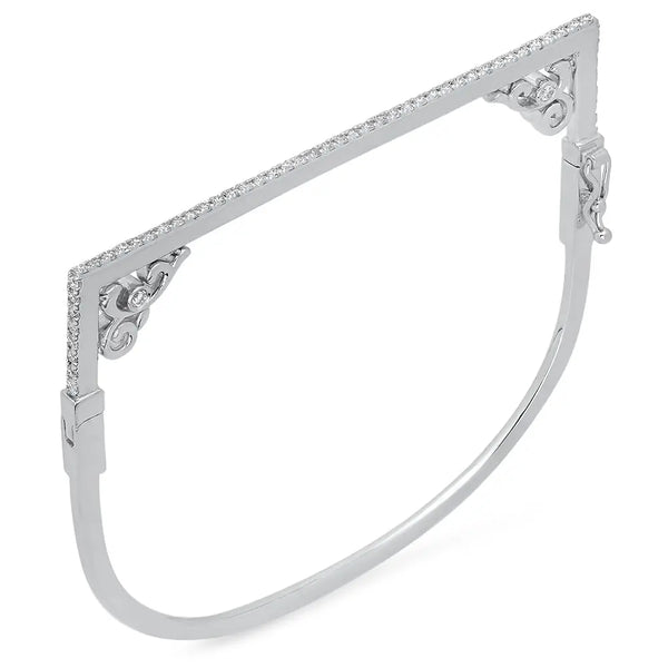 Baroque Diamond Bangle - Dana Seng Jewelry Collection