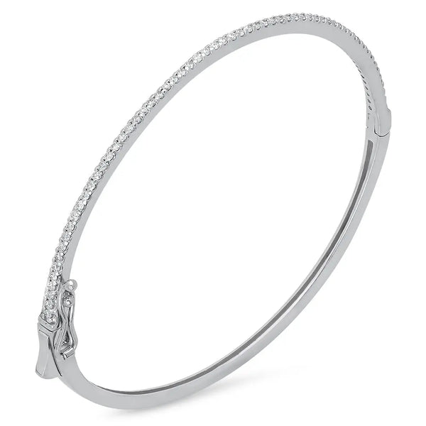 Stackable Diamond Bangle - Dana Seng Jewelry Collection