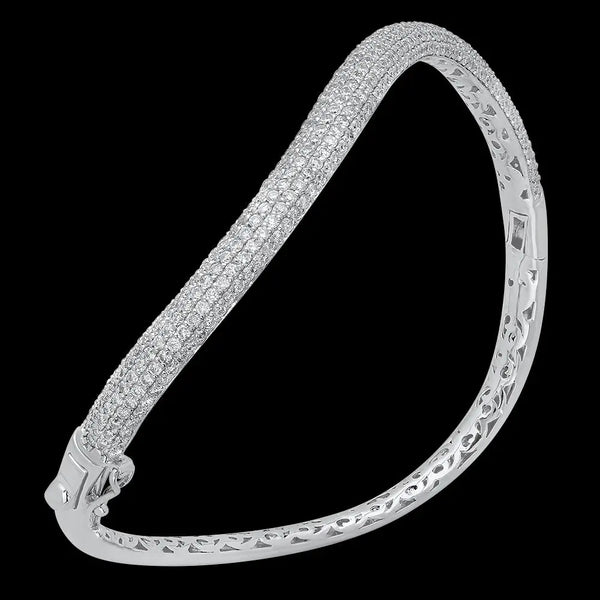 Sway Diamond Bangle - Dana Seng Jewelry Collection