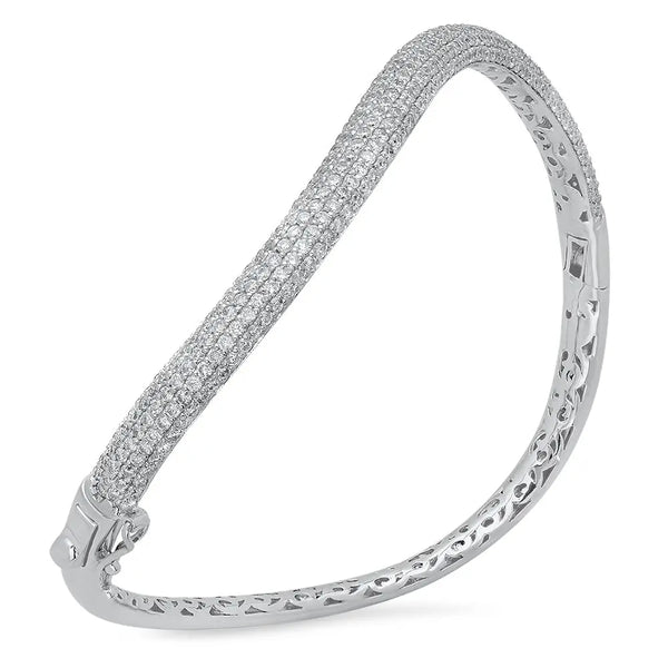 Sway Diamond Bangle - Dana Seng Jewelry Collection