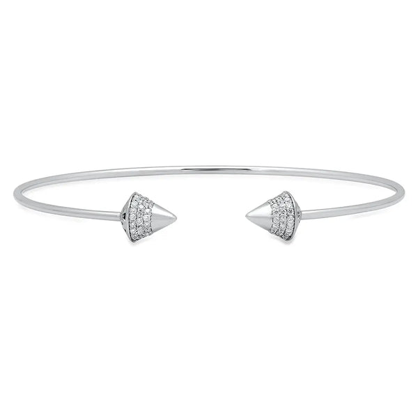 Hazelnut Diamond Cuff Bracelet - Dana Seng Jewelry Collection