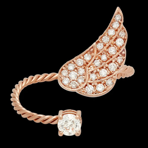 Angel Wing Diamond Ring - Dana Seng Jewelry Collection