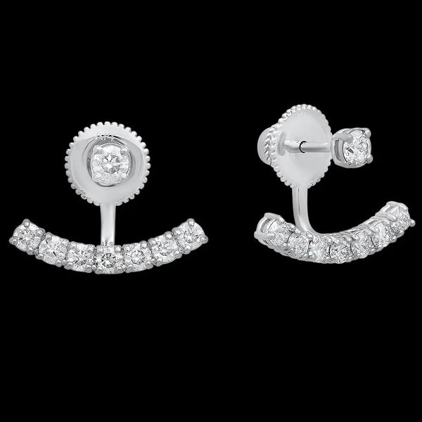 Arch Diamond Earrings - Dana Seng Jewelry Collection