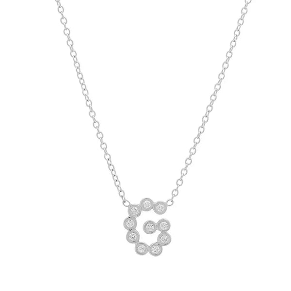 DSJ's Signature Meaningful Birthstone & Initial Necklace - Dana Seng Jewelry Collection