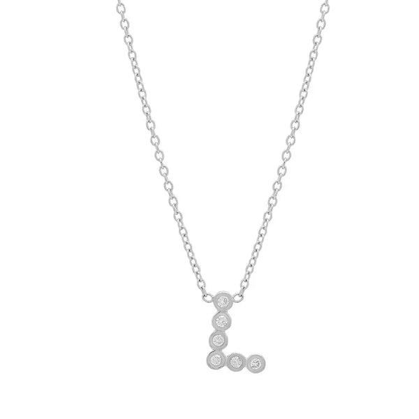 DSJ's Signature Meaningful Birthstone & Initial Necklace - Dana Seng Jewelry Collection