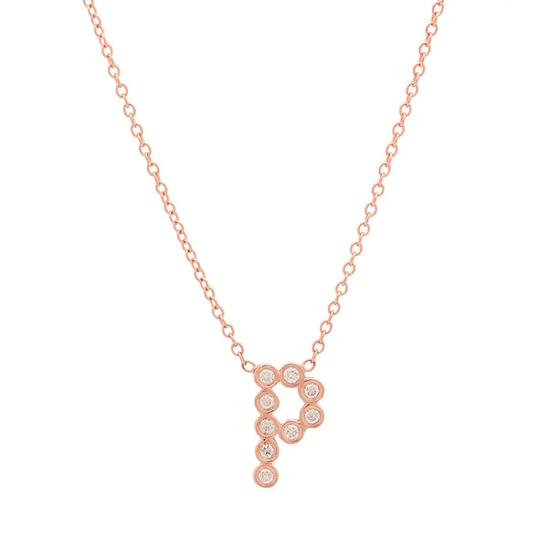 DSJ's Signature Meaningful Birthstone & Initial Necklace - Dana Seng Jewelry Collection