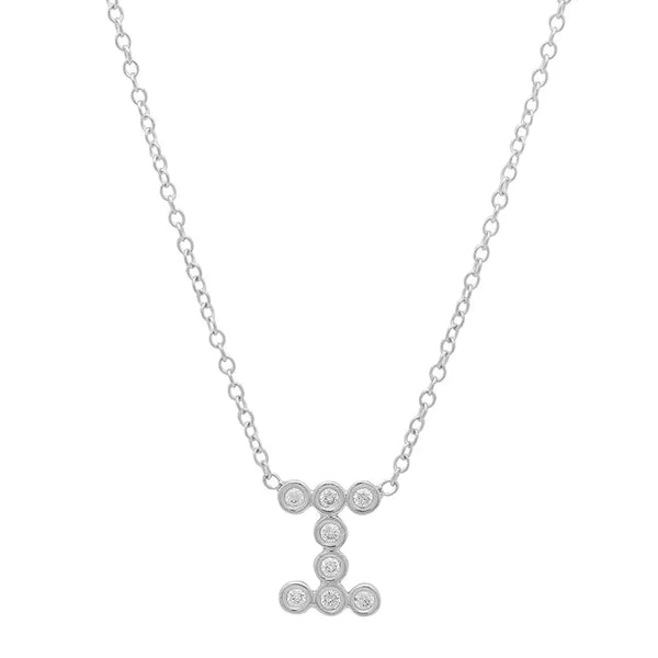 DSJ's Signature Meaningful Birthstone & Initial Necklace - Dana Seng Jewelry Collection