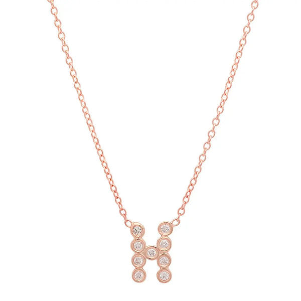 DSJ's Signature Meaningful Birthstone & Initial Necklace - Dana Seng Jewelry Collection