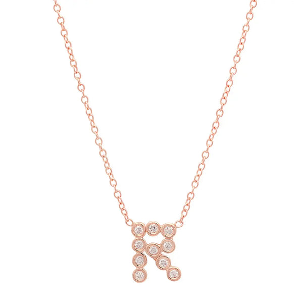 DSJ's Signature Meaningful Birthstone & Initial Necklace - Dana Seng Jewelry Collection