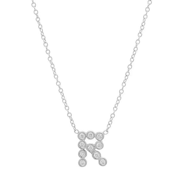 DSJ's Signature Meaningful Birthstone & Initial Necklace - Dana Seng Jewelry Collection