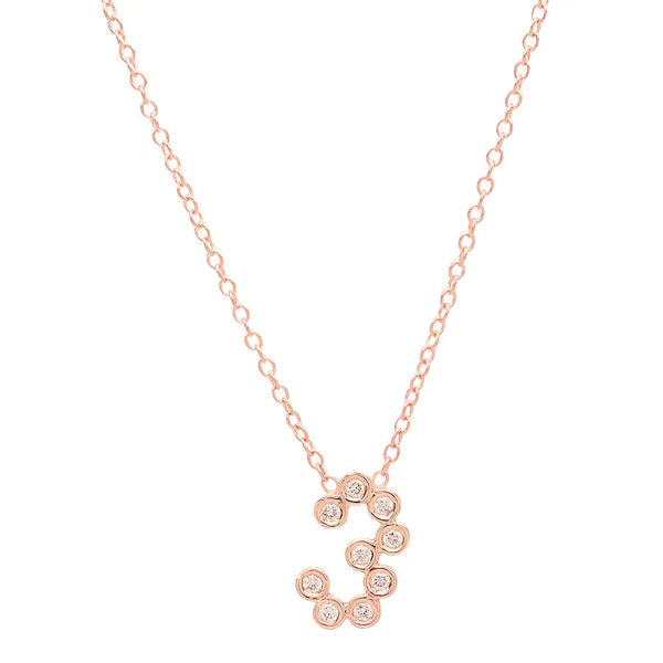 DSJ's Signature Meaningful Number & Birthstone Necklace - Dana Seng Jewelry Collection