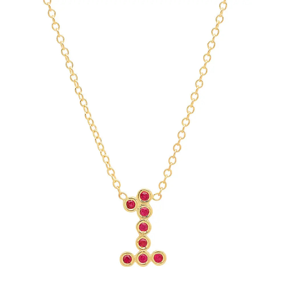 DSJ's Signature Meaningful Number & Birthstone Necklace