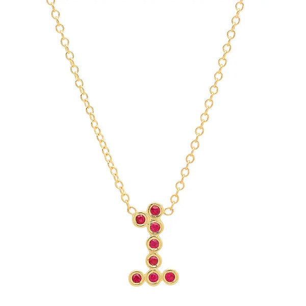 DSJ's Signature Meaningful Number & Birthstone Necklace - Dana Seng Jewelry Collection