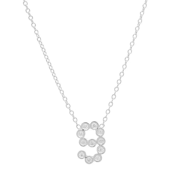 DSJ's Signature Meaningful Number & Birthstone Necklace - Dana Seng Jewelry Collection