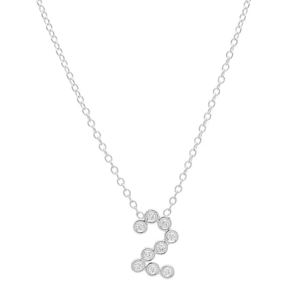 DSJ's Signature Meaningful Number & Birthstone Necklace - Dana Seng Jewelry Collection