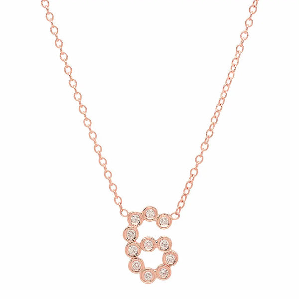 DSJ's Signature Meaningful Number & Birthstone Necklace - Dana Seng Jewelry Collection