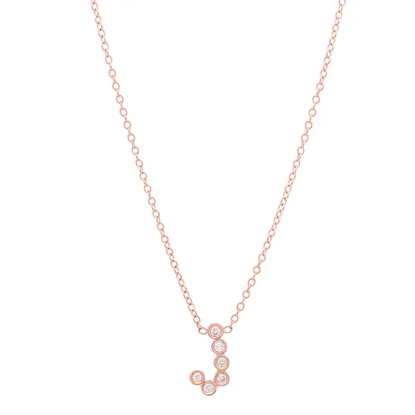 DSJ's Signature Meaningful Birthstone & Initial Necklace - Dana Seng Jewelry Collection