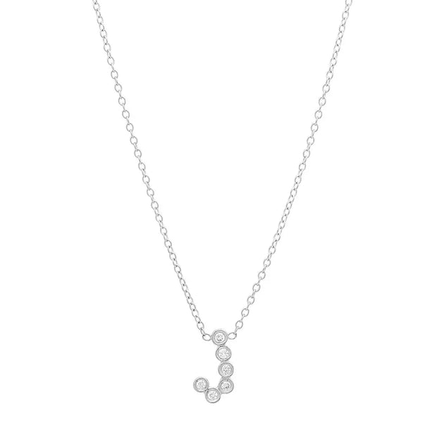 DSJ's Signature Meaningful Birthstone & Initial Necklace - Dana Seng Jewelry Collection