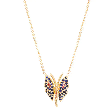 Butterfly Gold Necklace