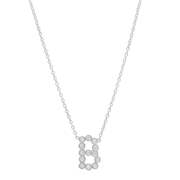 DSJ's Signature Meaningful Birthstone & Initial Necklace - Dana Seng Jewelry Collection