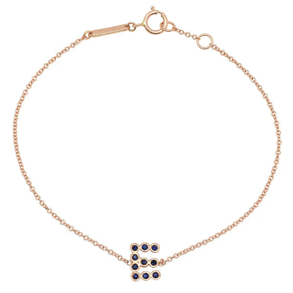 DSJ's Signature Meaningful Birthstone & Initial Bracelet - Dana Seng Jewelry Collection
