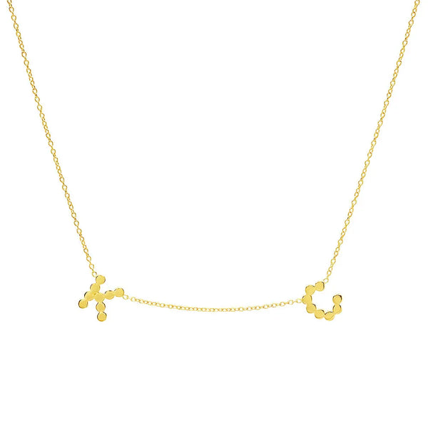 DSJ's Signature Meaningful Multi Gold Initial Necklace - Dana Seng Jewelry Collection
