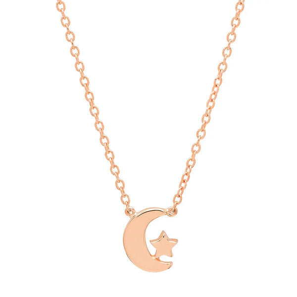 "You Are The Star Of My Moon" Gold Necklace - Dana Seng Jewelry Collection