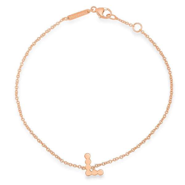 DSJ's Signature Meaningful Gold Initial Bracelet - Dana Seng Jewelry Collection