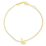 DSJ's Signature Meaningful Gold Initial Bracelet - Dana Seng Jewelry Collection