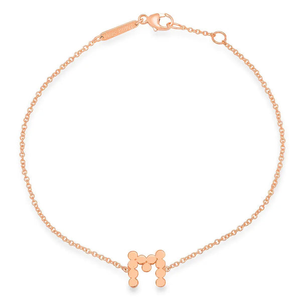 DSJ's Signature Meaningful Gold Initial Bracelet - Dana Seng Jewelry Collection