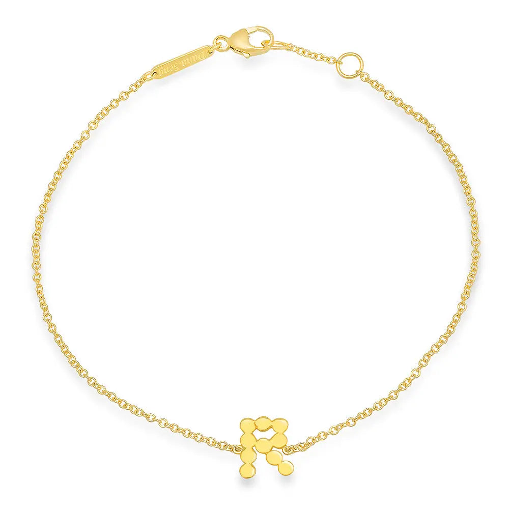 DSJ's Signature Meaningful Gold Initial Bracelet